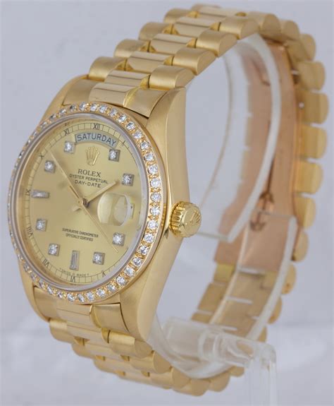 rolex day date factory diamond dial|rolex day date 36mm.